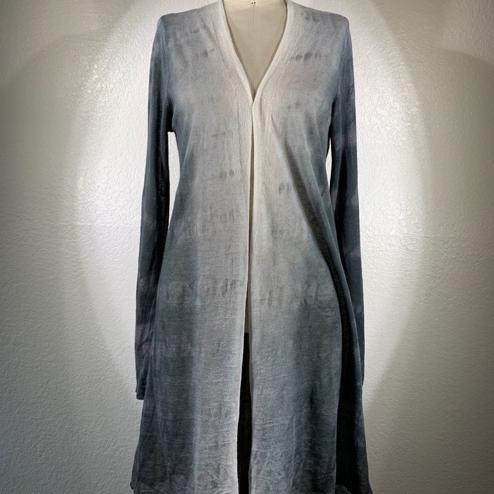 Viviana Uchitel Ramie Cardi Classic Forest Sz2 NWT